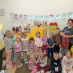 Erzsébet hét: ma pöttyöskék voltunk a Maci csoportban is!